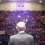 Ron Paul with crowd